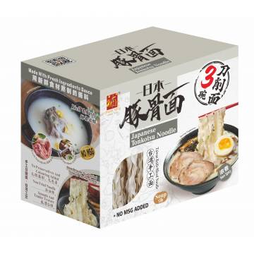 JAPANESE TONKOTSU NOODLE (KNIFE SLICED NOODLE) 日本豚骨面 (DA004)