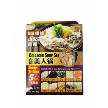 台湾美人锅套餐   
COLLAGEN SOUP SET 450g