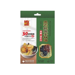 BU QI HUO XUE TANG 100GM ( Herbal Chicken Tonic Soup) 灵芝鲍鱼安神汤